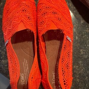 Neon Corral Pink Toms.